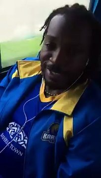 Karachiites a special message for You as Chris Gayle