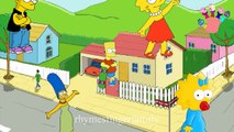 The Simpsons Finger Family Nursery Rhyme | Dancing | HD | KidsW