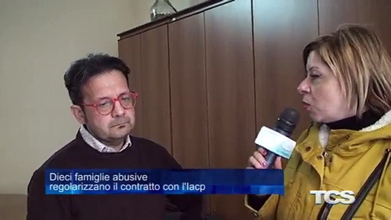 Dieci famiglie abusive regolarizzano il contratto con Iacp