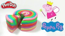 DIY Play Dough Rainbow Cake - Play-Doh How to Make a Rainbow Cake Creative DIY for Kids