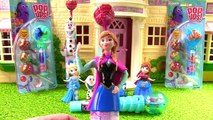 Disneys Finding Dory and Frozen Spinning Lollipop Toy Surprises! Stop Motion Elsa, Anna, Olaf