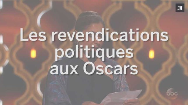 Les oscars en cinq tribunes politiques