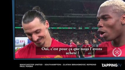 Zlatan Ibrahimovic recadre Paul Paogba, la vidéo hilarante