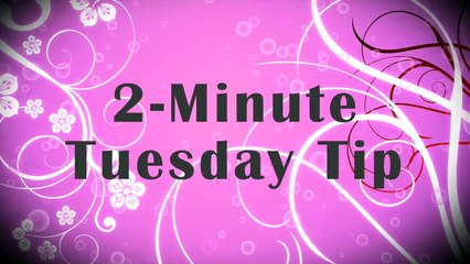 Simply Simple 2-MINUTE TUESDAY TIP - Fuss 34rwa