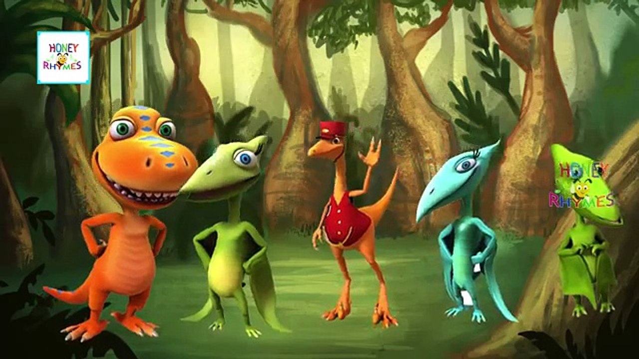 DINOSAUR TRAIN Funny Finger Family Cartoon Animation Children Nursery Rhymes Finger Family Songs HD