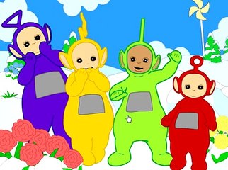 Teletubbies By The Snow Slide Teletubbie Winter Game New