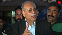 PSL chairman Najam Sethi addresses media