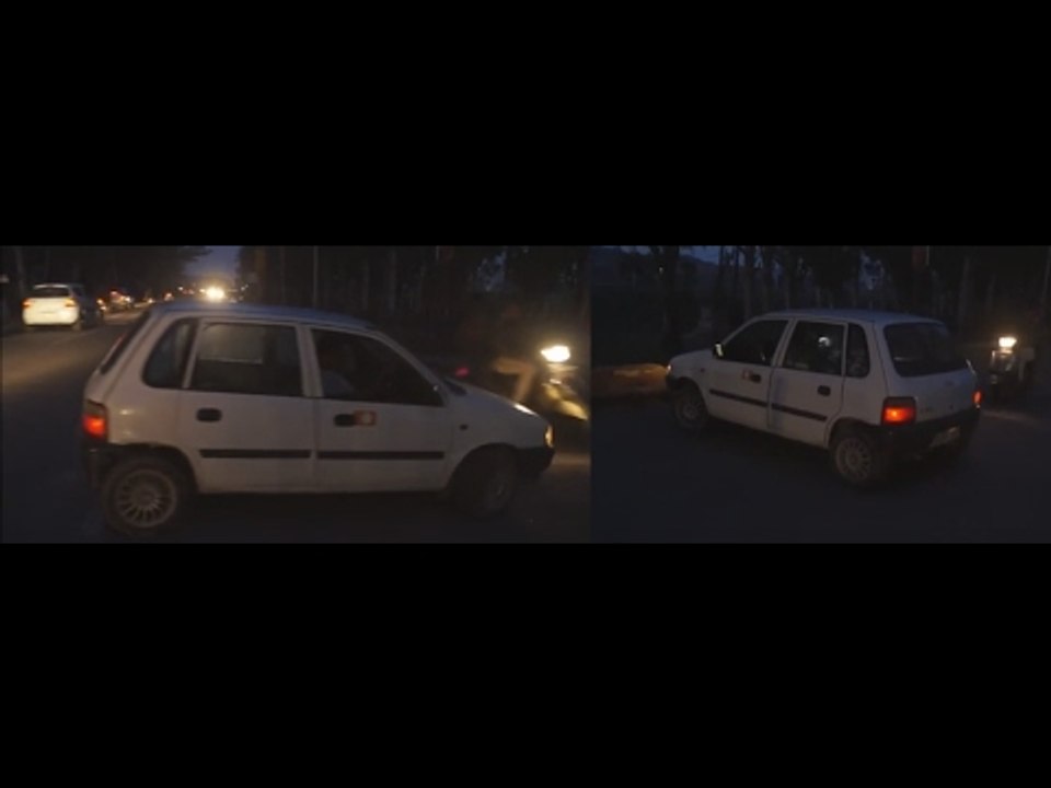 How to Turn the Car Right Way Even if You are on Wrong Side in Night | Hindi