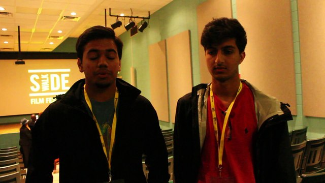 Young Filmmakers talk about screening their film at the 2015 Sidewalk Film Festival