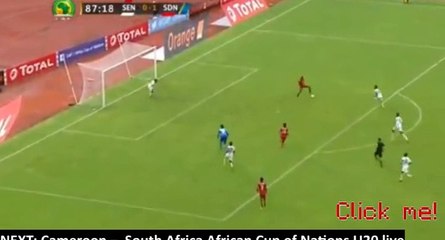 GOAL HD - Senegal U20 1-1 Sudan U20 27.02.2017 HD