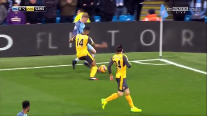 Kevin de Bruyne vs Arsenal (Home) 16-17 HD