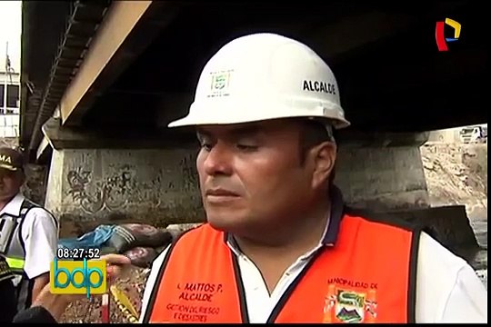 SMP: río Rímac se desborda en el Puente Dueñas