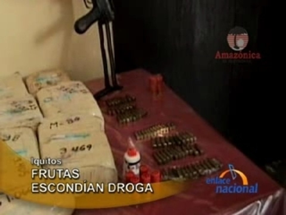 FRUTAS ESCONDÍAN DROGA - IQUITOS