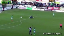 Francis Kone Saved Opposing Goalkeeper Martin Berkovec's Life With This Quick Reaction!