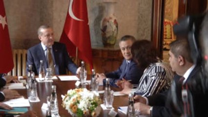 Cumhurbaşkanı Erdoğan Özbekistan Başbakan Yardımcısı Azimov'u Kabul Etti