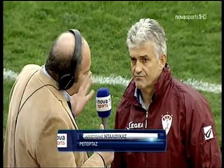 22η ΑΕΚ-ΑΕΛ 3-0 2016-17  Δηλώσεις Τσιώλη (Novasports)