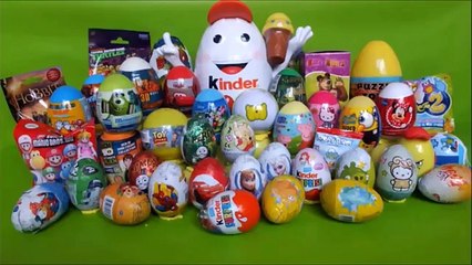 Surprise Eggs - Best of Surprise Eggs Kinder Surprise Play Doh Disney Frozen Cars Peppa Pi