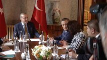 Cumhurbaşkanı Erdoğan, Özbekistan Başbakan Yardımcısı Azimov'u Kabul Etti