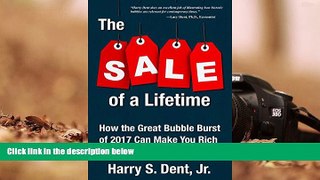 Popular Book  The Sale of a Lifetime: How the Great Bubble Burst of 2017 Can Make You Rich  For Full