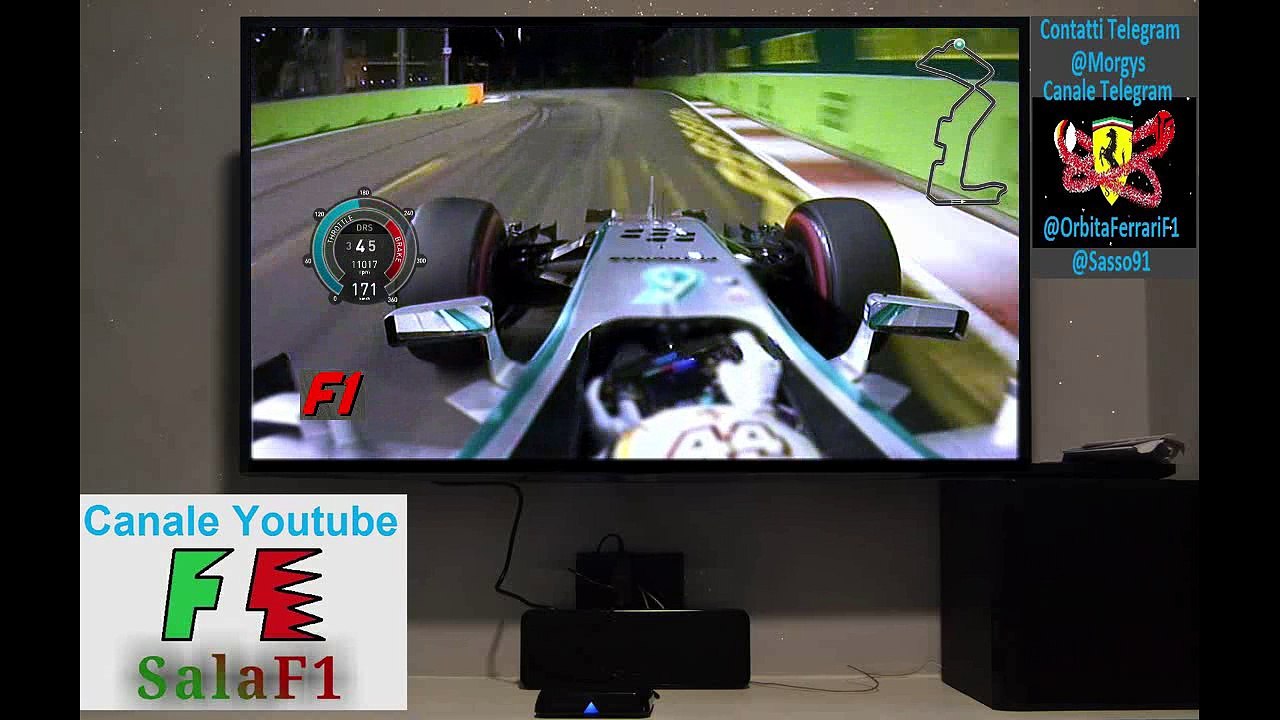 Pole Lap Onboard - F1 2014 Round 14 - GP Singapore Lewis Hamilton