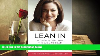 PDF [Download]  Lean In: Women, Work, and the Will to Lead  For Kindle