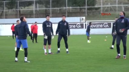 Trabzonspor'da Neşeli Antrenman