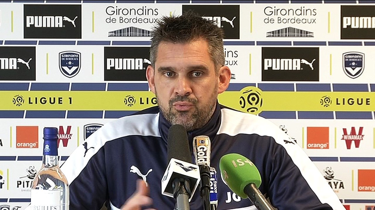 Point Presse Jocelyn Gourvennec avant Bordeaux - Lorient