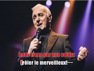 Charles Aznavour - Nous irons à Vérone KARAOKE / INSTRUMENTAL