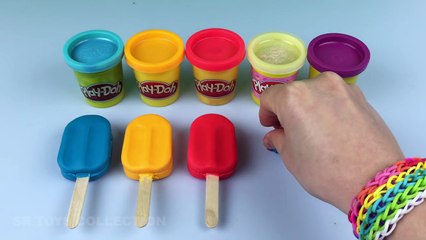 Play Doh ICE CREAM Surprise TOYS Olaf, Elsa, Iron Man, Captain America, Popsicles made from Play-Doh