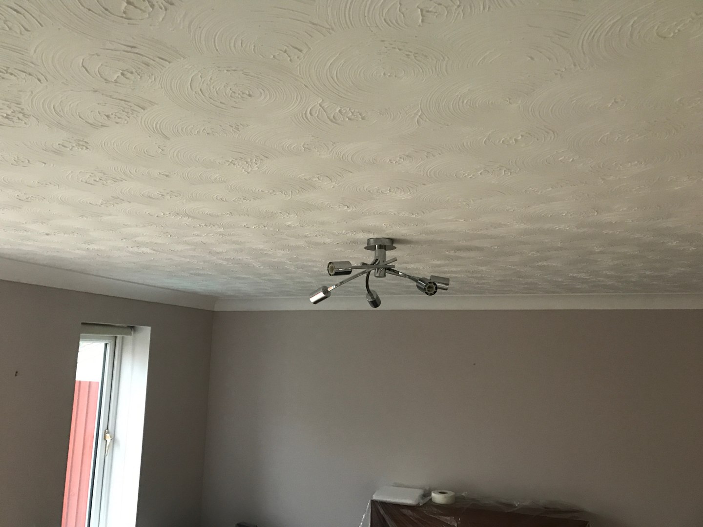 Repair Plaster Ceiling Over Artex In Castle View Caerphilly