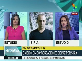 División de oposición siria en mesa de paz genera condena del gobierno