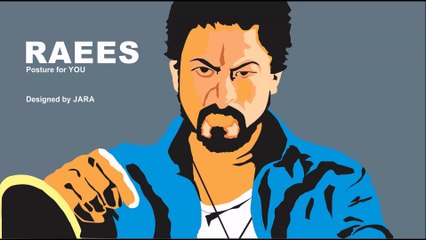Raees Movie, Shah Rukh Khan, Full Movie Poster, Raees