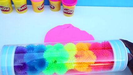 DIY How To Make Play Doh Modelling Clay Popsicles Mickey Mouse Slime Rainbow Barbie - Mighty Toys