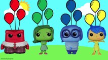 Disney Pixar Inside Out Learn Colors Coloring Page! Fun Coloring Activity Joy Anger Sadness Disgust