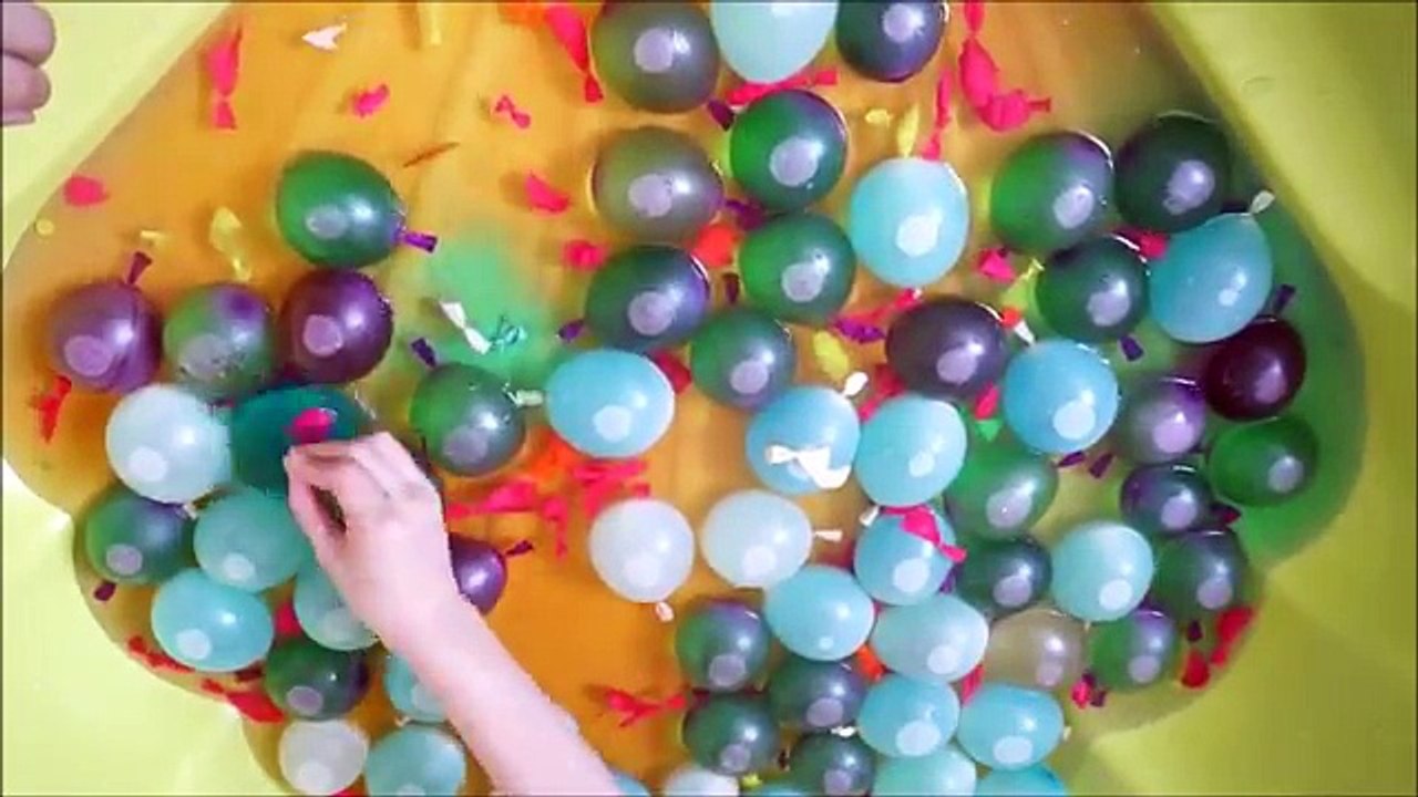 1 Hours Wet Balloons Learn Colours Compilation | Finger Family and More Nursery Rhymes Kid
