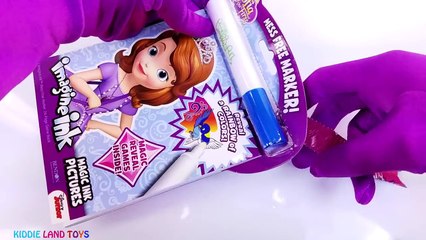 Sofia the First Imagine Ink Mess Free Magic Marker Art Rainbow Coloring Book Picture Surprises Game