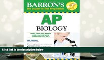 Popular Book  Barron s AP Biology with CD-ROM (Barron s AP Biology (W/CD))  For Full