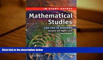 Best Ebook  Mathematical Studies for the IB Diploma: Study Guide (International Baccalaureate)