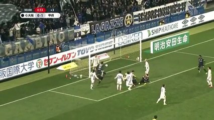 Gamba Osaka 1:1 Kofu (Japanese J League 26 February 2017)