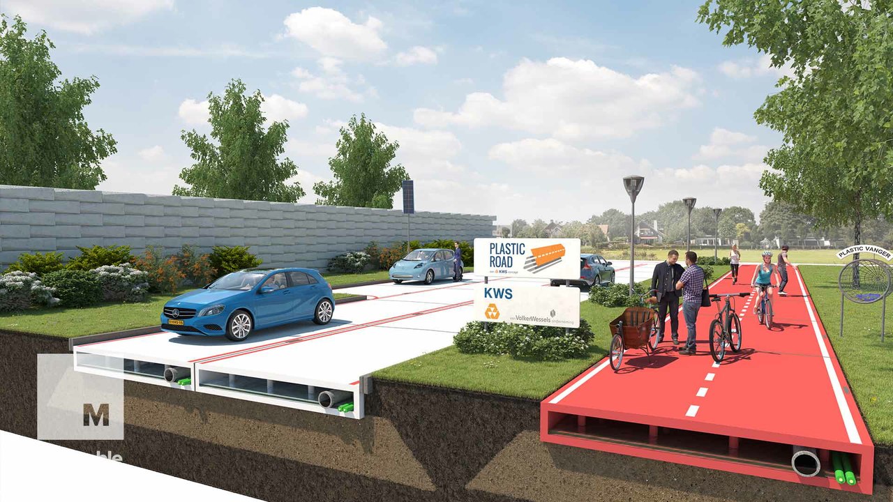 Roads made from recycled plastic are paving the way to a greener tomorrow