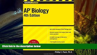 Popular Book  CliffsNotes AP Biology, Fourth Edition (Cliffs Ap Biology)  For Online