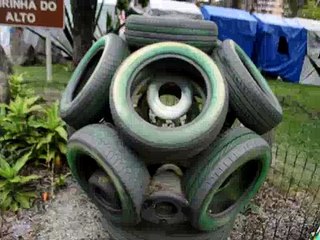 O trenzinho e a Feirinha do Produtor Rural na FEIRARTEn em Teresópolis