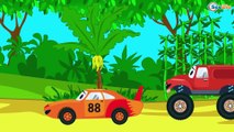 Carros de Carreras es Rojo infantiles - Carritos para niños - Caricatura de carros - Dibujos animado