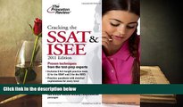 Popular Book  Cracking the SSAT   ISEE, 2011 Edition (Private Test Preparation)  For Full