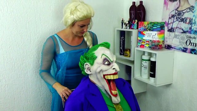 Человек-паук и замороженные elsa против пиццы Пранк! ж/ розовый Человек-паук Анна и шутник! Супергерой удовольствие в