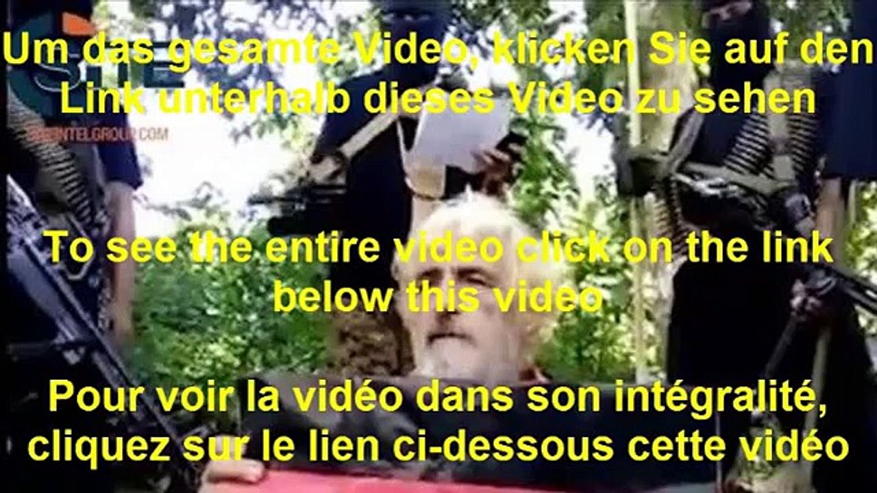Video purportedly shows beheading of German hostage in Philippines