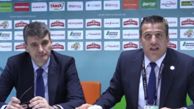 Muratbey Uşak-Anadolu Efes Maçının Ardından - Perasovic ve Bulkaz - Uşak
