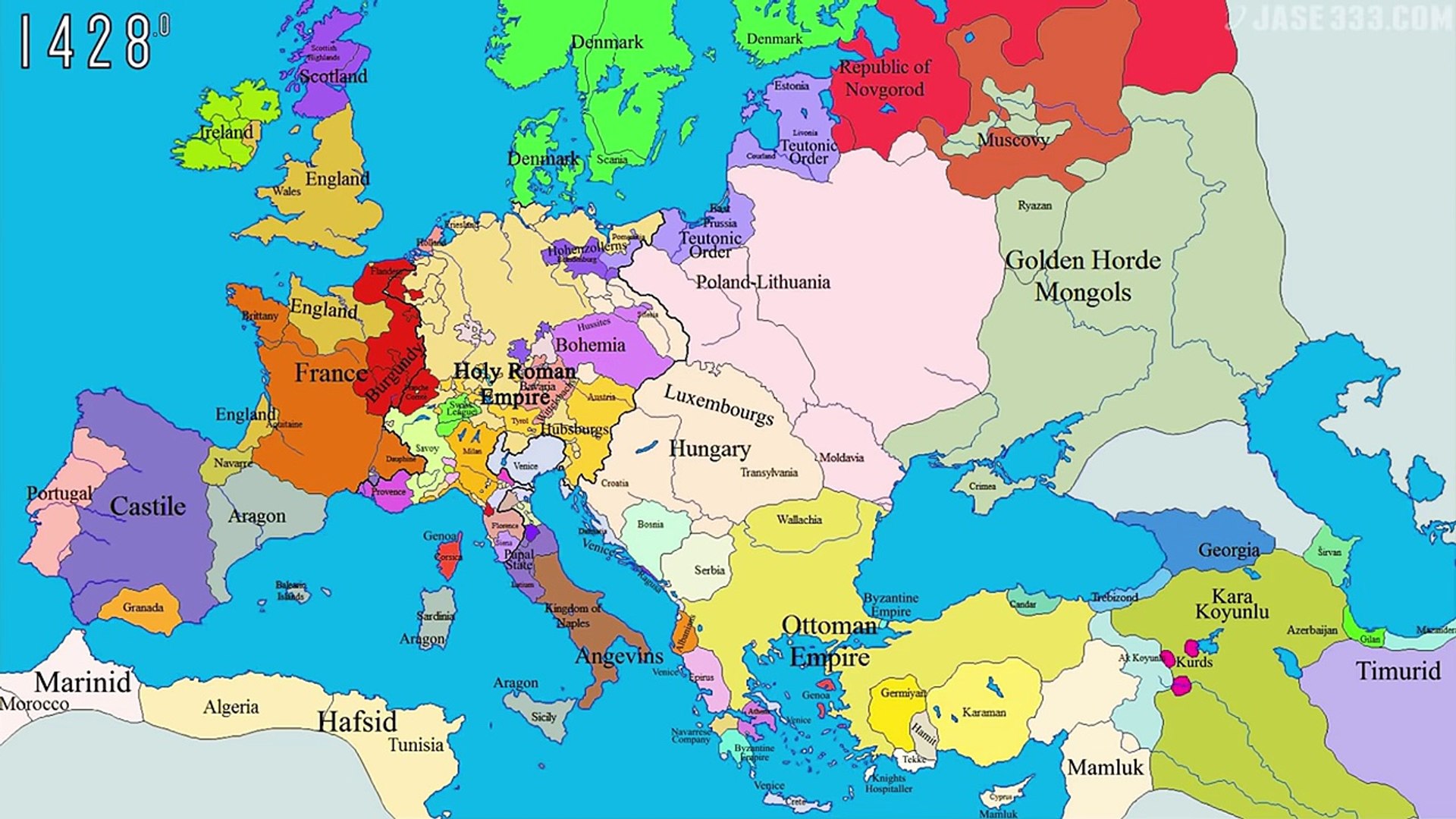 Histoire Géopolitique De Leurope En Cartes 1000 2000
