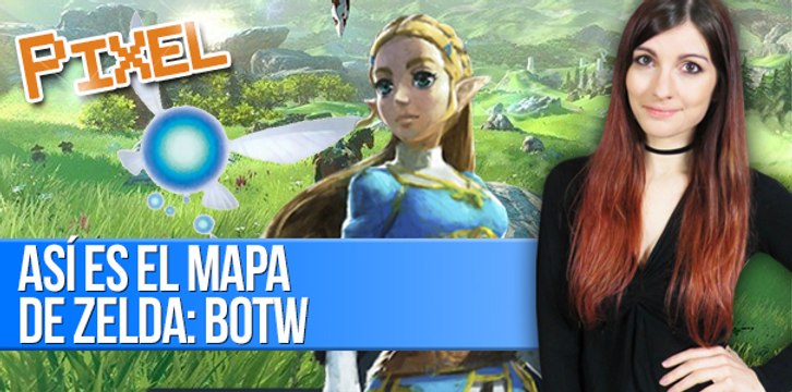 El Píxel: Así es el mapa de Zelda: Breath of the Wild