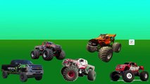 Monster Truck Finger Family | Finger Family | Monster Truck Cartoon Vehicle for Kids